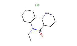 n-cyclohexyl-n-ethyl-3-piperidinecarboxamide hydrochloride