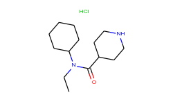 n-cyclohexyl-n-ethyl-4-piperidinecarboxamide hydrochloride