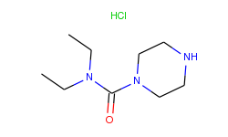 piperazine-1-carboxylic acid diethylamide hydrochloride
