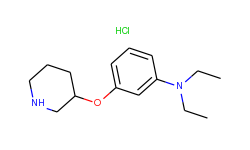 n,n-diethyl-3-(3-piperidinyloxy)aniline hydrochloride