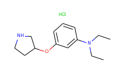 n,n-diethyl-3-(3-pyrrolidinyloxy)aniline hydrochloride