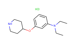 n,n-diethyl-3-(4-piperidinyloxy)aniline hydrochloride