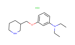 n,n-diethyl-3-(3-piperidinylmethoxy)aniline hydrochloride