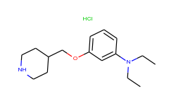 n,n-diethyl-3-(4-piperidinylmethoxy)aniline hydrochloride