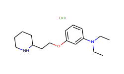 n,n-diethyl-3-[2-(2-piperidinyl)ethoxy]aniline hydrochloride