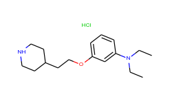 n,n-diethyl-3-[2-(4-piperidinyl)ethoxy]aniline hydrochloride