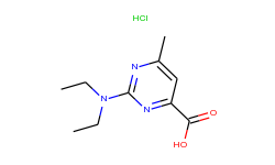 2-diethylamino-6-methyl-pyrimidine-4-carboxylic acid hydrochloride