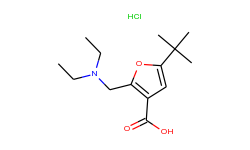 5-tert-butyl-2-diethylaminomethyl-furan-3-carboxylic acid hydrochloride