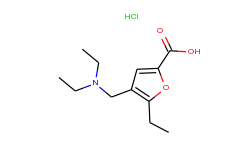 4-diethylaminomethyl-5-ethyl-furan-2-carboxylic acid hydrochloride