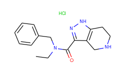 n-benzyl-n-ethyl-4,5,6,7-tetrahydro-1h-pyrazolo-[4,3-c]pyridine-3-carboxamide hydrochloride