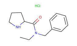 n-benzyl-n-ethyl-2-pyrrolidinecarboxamide hydrochloride