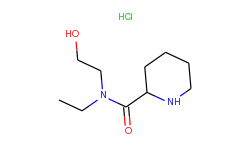 n-ethyl-n-(2-hydroxyethyl)-2-piperidinecarboxamide hydrochloride