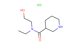 n-ethyl-n-(2-hydroxyethyl)-3-piperidinecarboxamide hydrochloride