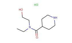 n-ethyl-n-(2-hydroxyethyl)-4-piperidinecarboxamide hydrochloride