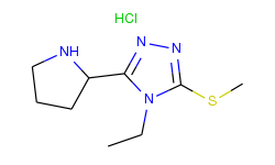 4-ethyl-3-methylsulfanyl-5-pyrrolidin-2-yl-4h-[1,2,4]triazole hydrochloride