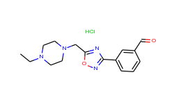 3-{5-[(4-ethylpiperazin-1-yl)methyl]-1,2,4-oxadiazol-3-yl}benzaldehyde hydrochloride
