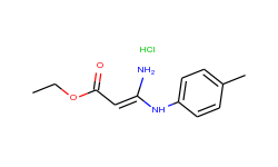 ethyl 3-amino-3-(4-toluidino)acrylate hydrochloride