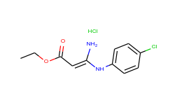 ethyl 3-amino-3-(4-chloroanilino)acrylate hydrochloride