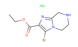 ethyl 3-bromo-5,6,7,8-tetrahydroimidazo[1,2-a]pyrazine-2-carboxylate hydrochloride