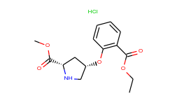 methyl (2s,4s)-4-[2-(ethoxycarbonyl)phenoxy]-2-pyrrolidinecarboxylate hydrochloride