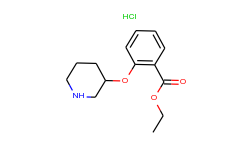 ethyl 2-(3-piperidinyloxy)benzoate hydrochloride