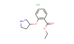 ethyl 2-(3-pyrrolidinyloxy)benzoate hydrochloride