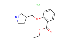 ethyl 2-(3-pyrrolidinylmethoxy)benzoate hydrochloride