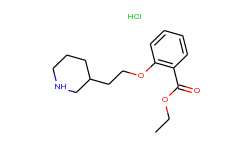 ethyl 2-[2-(3-piperidinyl)ethoxy]benzoate hydrochloride