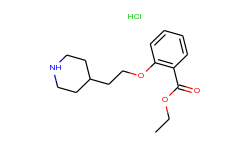 ethyl 2-[2-(4-piperidinyl)ethoxy]benzoate hydrochloride