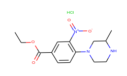ethyl 4-(3-methylpiperazin-1-yl)-3-nitrobenzoate hydrochloride
