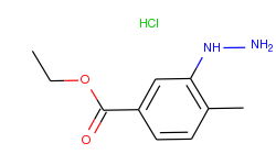 ethyl 3-hydrazino-4-methylbenzoate hydrochloride