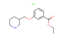 ethyl 3-(3-piperidinylmethoxy)benzoate hydrochloride