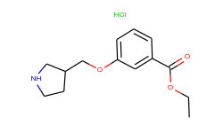 ethyl 3-(3-pyrrolidinylmethoxy)benzoate hydrochloride