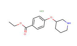 ethyl 4-(3-piperidinyloxy)benzoate hydrochloride