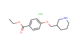 ethyl 4-(3-piperidinylmethoxy)benzoate hydrochloride