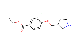 ethyl 4-(3-pyrrolidinylmethoxy)benzoate hydrochloride