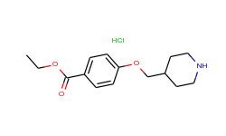 ethyl 4-(4-piperidinylmethoxy)benzoate hydrochloride