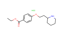 ethyl 4-[2-(2-piperidinyl)ethoxy]benzoate hydrochloride