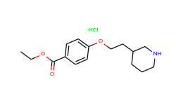 ethyl 4-[2-(3-piperidinyl)ethoxy]benzoate hydrochloride