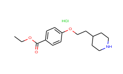 ethyl 4-[2-(4-piperidinyl)ethoxy]benzoate hydrochloride