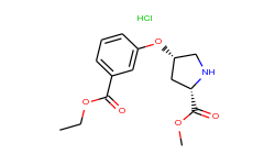 methyl (2s,4s)-4-[3-(ethoxycarbonyl)phenoxy]-2-pyrrolidinecarboxylate hydrochloride