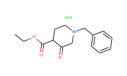 3-oxo-1-benzyl-4-piperidinecarboxylic acid ethyl ester hydrochloride