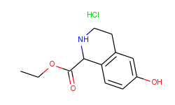 6-hydroxy-1,2,3,4-tetrahydro-isoquinoline-1-carboxylic acid ethyl ester hydrochloride