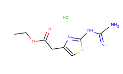 ethyl 2-(2-carbamimidamido-1,3-thiazol-4-yl)-acetate hydrochloride