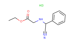 [(cyano-phenyl-methyl)-amino]-acetic acid ethyl ester hydrochloride