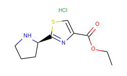 r-ethyl 2-(pyrrolidine-2-yl)thiazole-4-carboxylate hcl