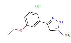 5-(3-ethoxy-phenyl)-2h-pyrazol-3-ylamine hydrochloride
