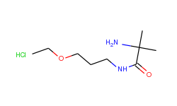 2-amino-n-(3-ethoxypropyl)-2-methylpropanamide hydrochloride