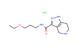 n-(3-ethoxypropyl)-4,5,6,7-tetrahydro-1h-pyrazolo-[4,3-c]pyridine-3-carboxamide hydrochloride