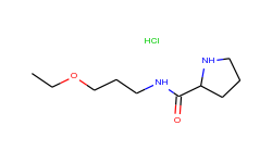 n-(3-ethoxypropyl)-2-pyrrolidinecarboxamide hydrochloride